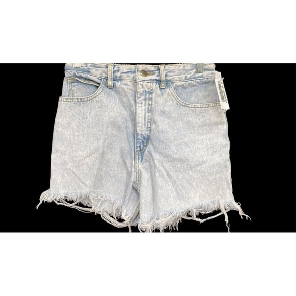 Vintage 80s Georges Marciano Guess Denim Shorts USA Women’s Cutoff Distressed - Picture 1 of 3